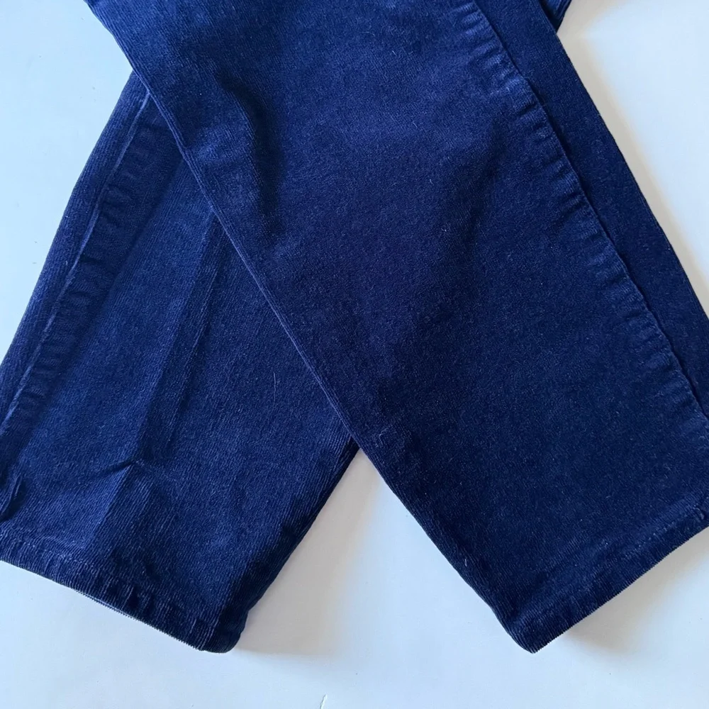 ANTHROPOLOGIE PILCRO Plus Size 32 High Rise Skinny Navy Corduroy 35” Waist Jeans - Picture 8 of 16